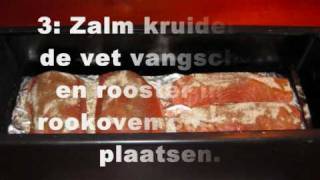 zalm roken met STOVEMAN rookoven compact [upl. by Fedak508]