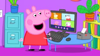 Video Call Chaos 📹  Peppa Pig Tales Full Episodes [upl. by Kerwin]