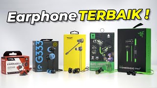 7 Rekomendasi EARPHONE GAMING Murah TERBAIK 2024 [upl. by Kcolttam297]