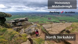 The wainstones Middlesbrough North york moor national park England UK [upl. by Nodaj490]