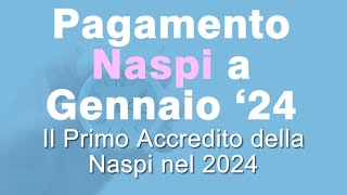 Pagamento NASPI INPS a Gennaio 2024 Ultime notizie [upl. by Peggir]