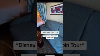 Disney Dream Oceanview Verandah Stateroom Cabin Tour [upl. by Nowell336]