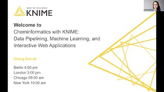 Cheminformatics with KNIME Data Pipelining Machine Learning and Interactive Web Applications [upl. by Albertson350]