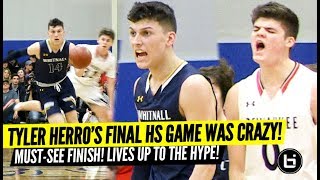 TYLER HERROs Final High School Game Lived Up to the HYPE Full Highlights [upl. by Rolyat866]