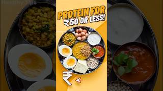 Finding the cheapest High Protein Foods that You Need to be Eating 😋💪 highprotein healthytips [upl. by Yellat]