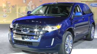 2011 Ford Edge Auto Show Video Kelley Blue Book [upl. by Namreg]