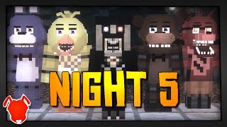 MINE Nights At Freddys Fun Park  NIGHT 5  FNAF Minecraft Roleplay [upl. by Bickart910]