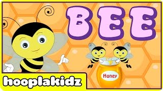 Preschool Activty  How to Spell  Bee  HooplaKidz [upl. by Helban]