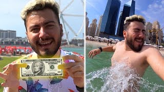 10 DOLAR İLE BİR GÜN GEÇİRMEK DUBAİ [upl. by Enytsirhc]