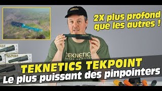 Tekpoint le plus puissant des pinpointers réglages test terrain comparatif profondeurs [upl. by Annice267]