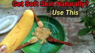 Get Soft Supple Skin NaturallyUse This Powerful Orange Peel Banana Face Mask [upl. by Sihonn]