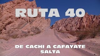 Valles calchaquies  Quebrada de las Flechas  De Cachi a Cafayate  Salta [upl. by Heilman]