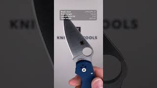 Spyderco Para 3 CPM SPY27 C223GPCBL Blue G10 pocket knife [upl. by Musetta974]