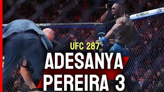 Israel Adesanya vs Alex Pereira 3  quotENOUGH STOP CELEBRATINGquot [upl. by Aromat]