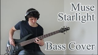 Muse  Starlight Bass cover with tab [upl. by Cherida]