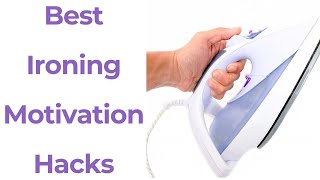 My Best Ironing Hacks Ironing Motivation Tips For Fun Ironing Self Care At Home [upl. by Halimaj]