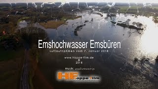 Ems Hochwasser 2018 in Emsbüren [upl. by Rosenberger]