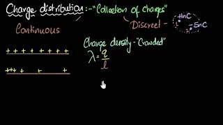 Charge density amp continuous charge distribution  Electric charges amp fields  Physics  Khan Academy [upl. by Aenit]