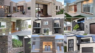 Latest Exterior Wall Tiles Design  Front Elevation Tiles Design for Home  Cladding Stone Designs [upl. by Carlton]