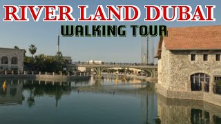 WALKING TOUR  RIVERLAND DUBAI [upl. by Enyawud894]