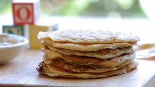 Baby pancakes recipe 6M [upl. by Yvehc]