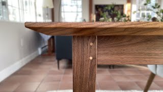 Building a Shaker Walnut Dining Table [upl. by Hilleary]