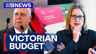 Major projects scrapped in brutal Victorian state budget  9 News Australia [upl. by Lorrac]