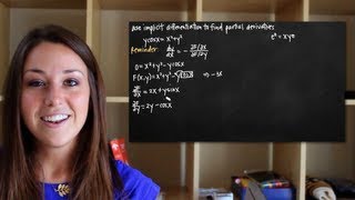 Implicit differentiation for partial derivatives of multivariable functions KristaKingMath [upl. by Warden177]