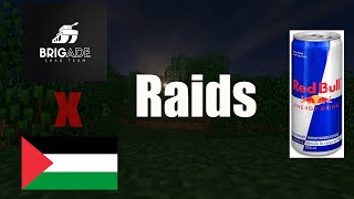 Brigade raids Redbull  PikaNetwork Map  Minecraft Factions Raid Edit [upl. by Landsman]