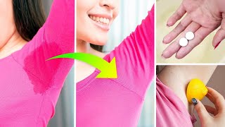 Get Rid of Underarm Sweat Odor INSTANTLY 7 Armpit Sweat Hacks You Should Know Remedies [upl. by Engis254]