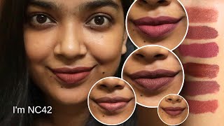 BEST PINK LIPSTICK SHADES FOR DARK SKIN  HOW TO WEAR  Allure By WhiteSketches [upl. by Lucine42]