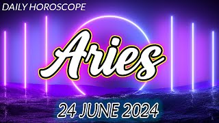 Aries 🔮 💫 DAILY HOROSCOPE TODAY  July 24 2024 ♈️ ❤️ 🌞 Aries LOVE HOROSCOPE ✅ 💫 ⭐️ [upl. by Iadahs]