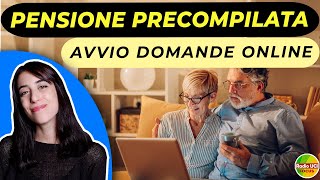 Pensione di vecchiaia 💻 avvio sperimentazione domande online [upl. by Idihc]