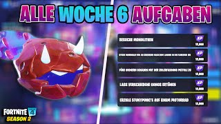 Fortnite Alle Woche 6 Saison Aufgaben Komplettes Guide  Chapter 4 Season 2  Alle Woche 6 Aufträge [upl. by Aicena]