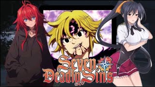 HighSchool DxD React to Issei as MeliodasGACHAREACTSEVENDEADLYSINS [upl. by Karel]