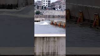 Working process of spillway lift valve [upl. by Acirred784]