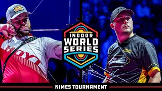 Mike Schloesser v James Lutz – compound men gold  2024 Nimes Archery Tournament [upl. by Marijo]