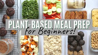 PLANTBASED MEAL PREP for Beginners  Free PDF Tasty Recipes amp Ideas [upl. by Adest]