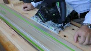 Cutting tapered legs with the Festool TS55 tracksaw [upl. by Farhsa]