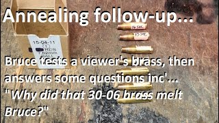 USA and UK brass whats the real difference Annealing video follow up [upl. by Guy735]