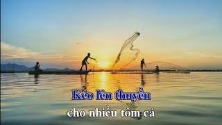 Lý kéo chài karaoke Âm nhạc lớp 9 A Nghị Organ [upl. by Florella]