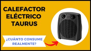 ✅ EL mejor Calefactor eléctrico de BAJO CONSUMO Y Barato [upl. by Christabelle]