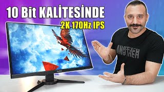 Oyuncu ve Tasarımcılar İçin Biçilmiş Kaftan 2K 170Hz ViewSonic VX2780J [upl. by Ylevol]