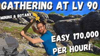 FFXIV Gathering What to Do at Level 90 How to Gear Important Things to Know and How to Make Gil [upl. by Lorenzana676]