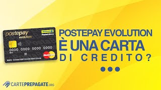 Postepay Evolution Poste Italiane è una carta di credito [upl. by Rolan537]