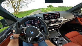 BMW X3 M40d xDrive  POV test drive [upl. by Everara173]