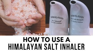 How To Use A Himalayan Salt Inhaler [upl. by Ecyar]