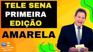 Resultado da Primeira Edição Amarela da Tele Sena Semanal [upl. by Sukey]