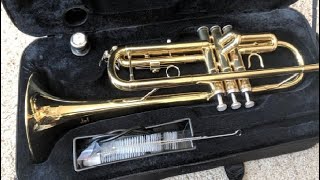 Jupiter JTR 700 Bb Trumpet Lacquered Brass Review Must watch before buying [upl. by Brieta]