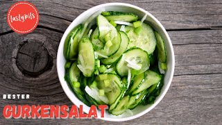 Der besten Gurkensalat mit Dill  ganz einfach selber machen 🥒 [upl. by Zaid]